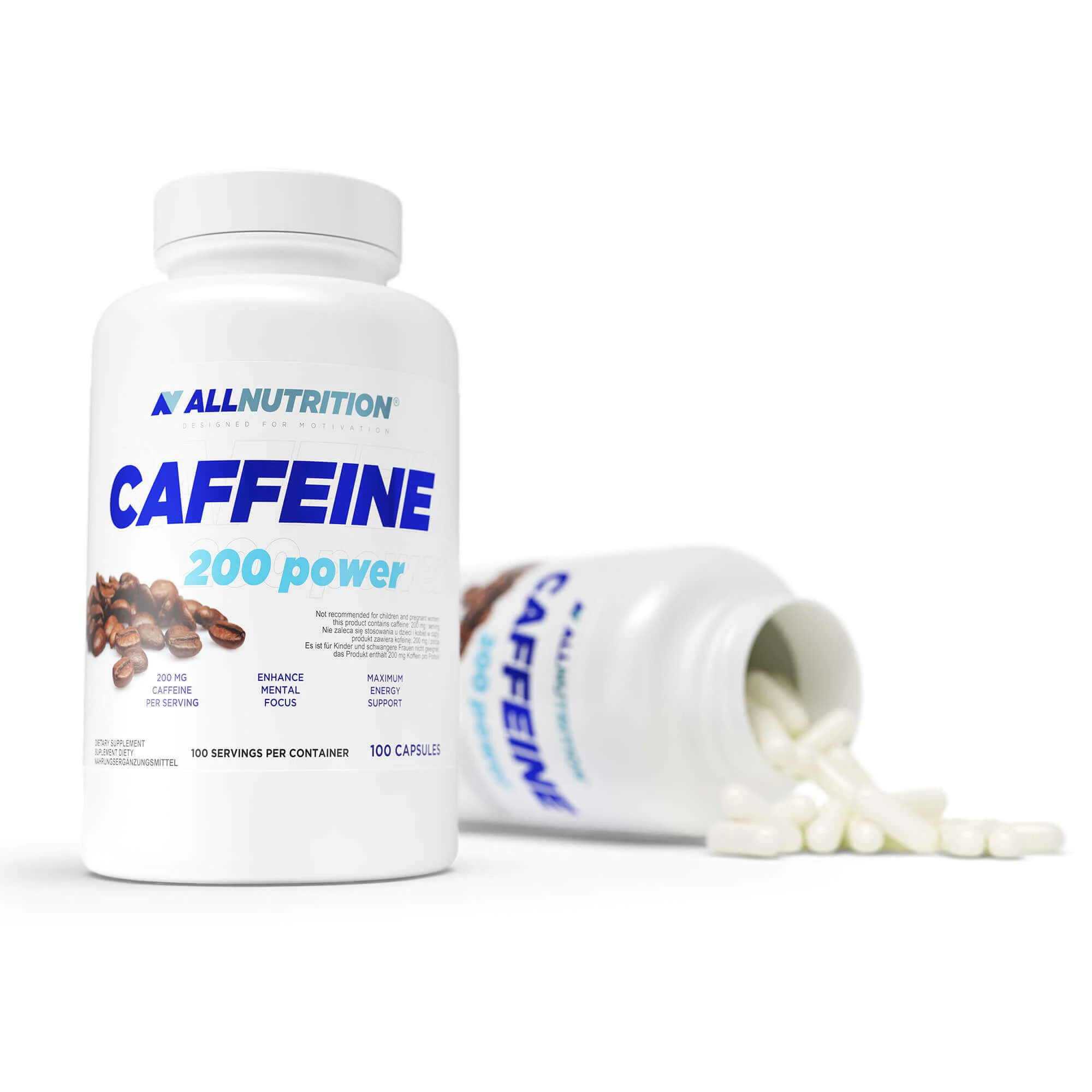afsupplements allnutrition caffeine 200 power 100 caps
