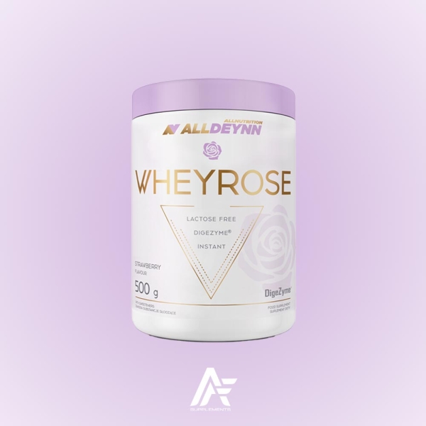 alldeynn wheyrose whey protein lactose free 500g afsupplements nutrition online shop dubai uae