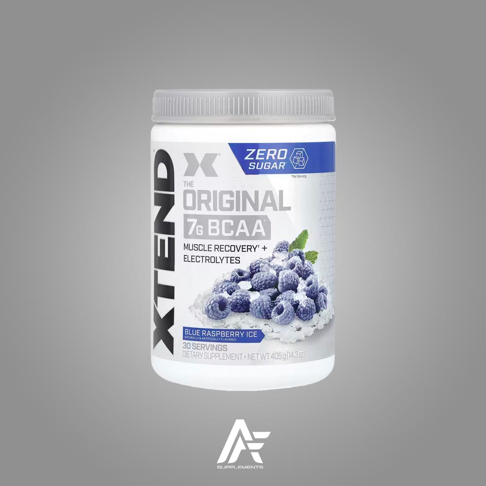 xtend bcaa 7g 400g blue raspberry afsupplements nutrition online shop dubai