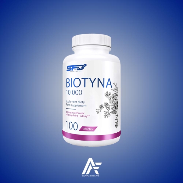 sfd biotin 10000 10k 100tab afsupplements nutrition vitamin online shop dubai uae