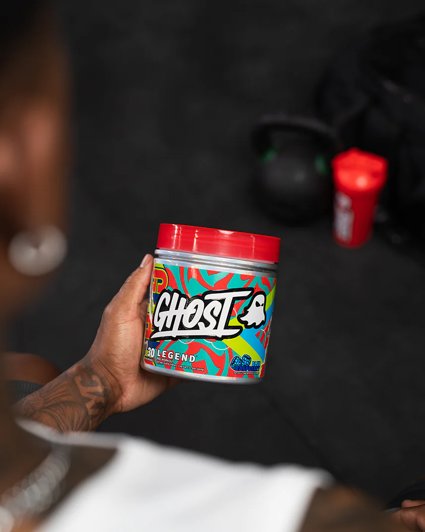 athlete is using GHOST LEGEND 30SERV in the gym