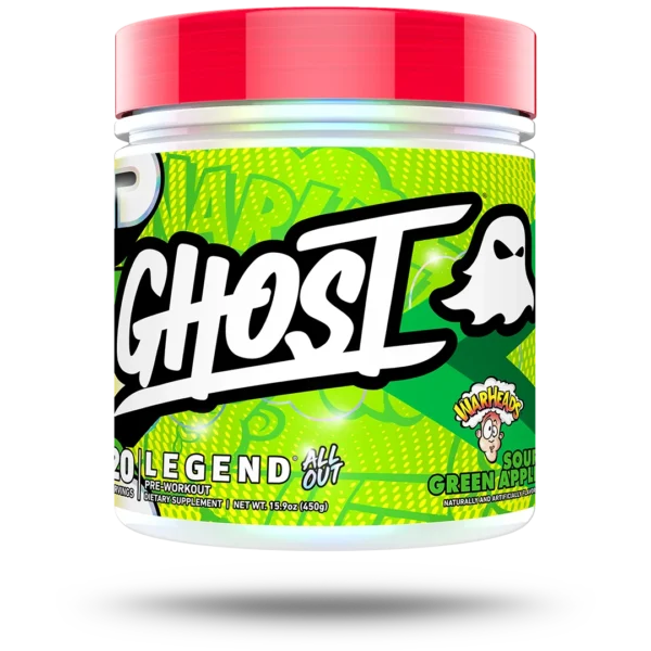 GHOST LEGEND All Out Warheads Sour Green Apple _ AFSUPPLEMENTS IN DUBAI