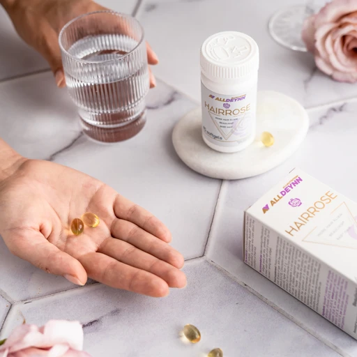 allnutrition alldeynn hairrose is cotaining 45 soft gel