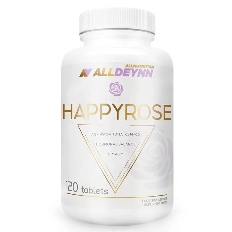 allnutrition alldeynn happyrose PMS-reliever 120tab availablein UAE