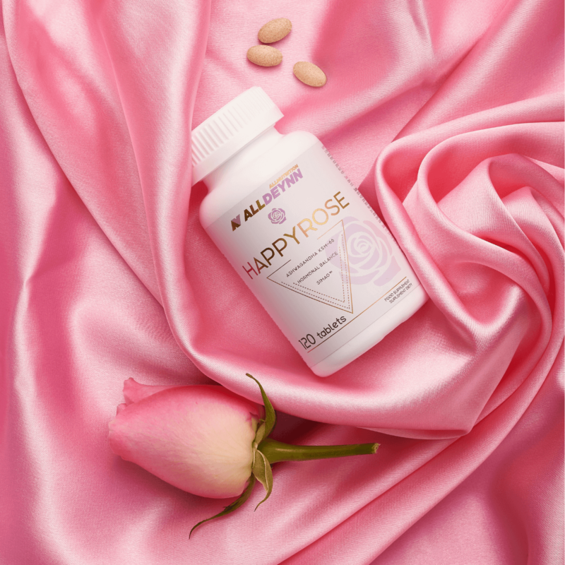 allnutrition alldeynn happyrose PMS-reliever 120tab wallpaper